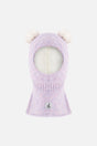 Baby Knit Bear Balaclava Lavender-0