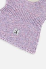 Baby Knit Bear Balaclava Lavender-2