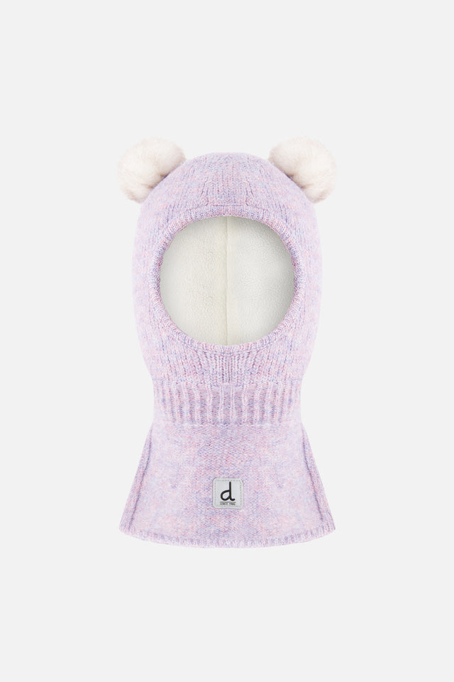 Knit Bear Balaclava Lavender-0