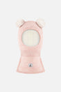 Knit Bear Balaclava Pale Dusty Pink-0