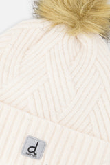Winter Knit Hat With Pompom Off-White-3