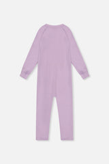 Baby One Piece Thermal Underwear Lavender-4