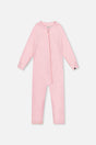 Baby One Piece Thermal Underwear Pale Pink-0