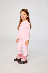 Baby One Piece Thermal Underwear Pale Pink-2