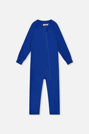 One Piece Thermal Underwear Royal Blue-0
