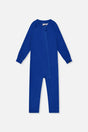 One Piece Thermal Underwear Royal Blue-0