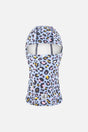 Brushed Jersey Balaclava Blue Leopard Print-0