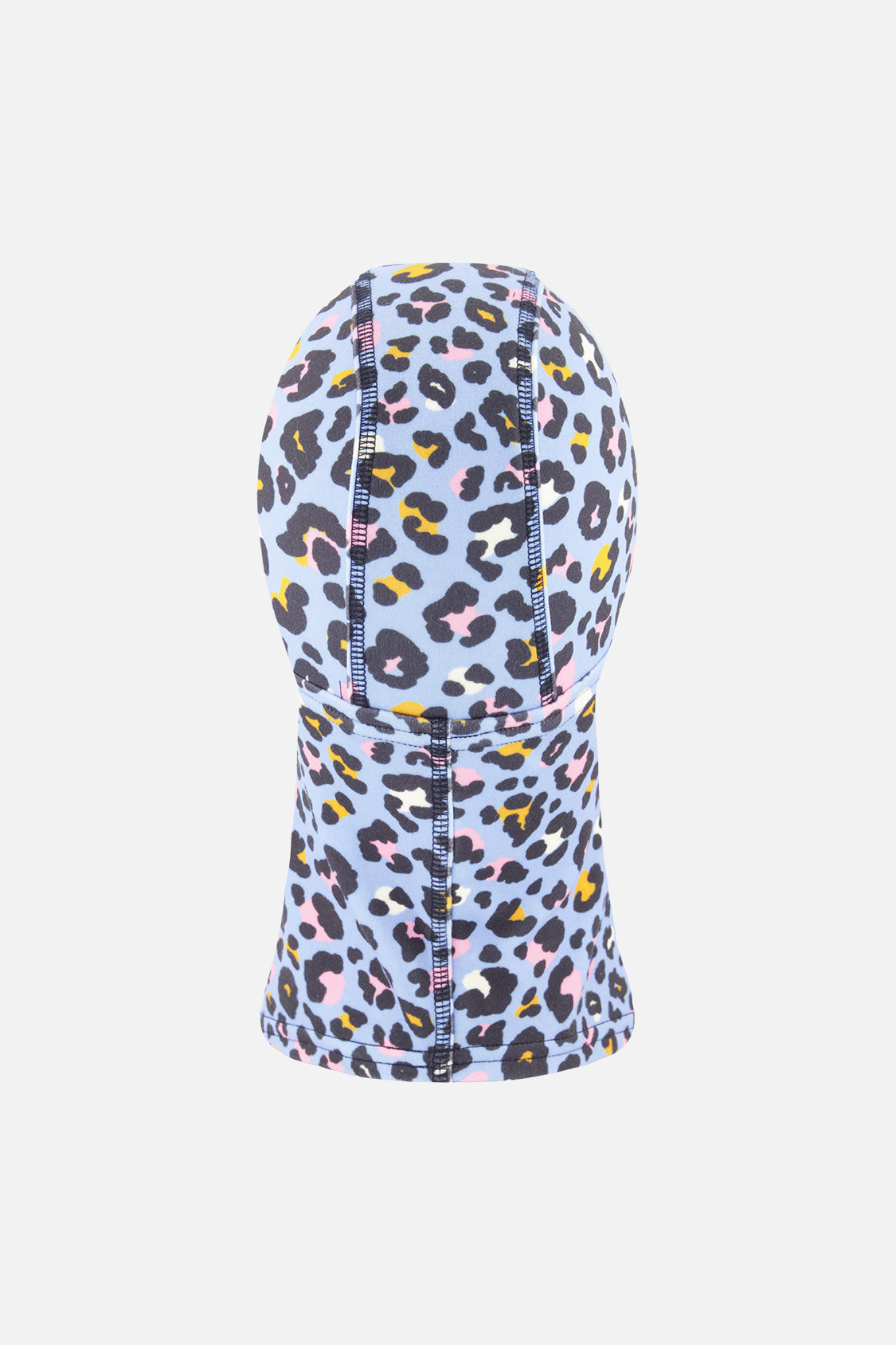 Brushed Jersey Balaclava Blue Leopard Print-2