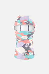 Brushed Jersey Balaclava Coral Camouflage Print-0