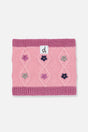 Baby Winter Knit Neckwarmer Pink And Mauve-0