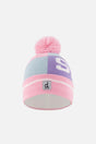 Winter Knit Hat With Pompom Light Blue And Light Pink-0