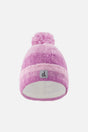 Winter Knit Hat With Pompom Pinkish Violet-0