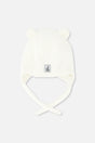 Baby Winter Sherpa Hat With Ear Flaps And Ears Off-White-0