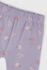 Organic Cotton Pants And Top Set Violet-4