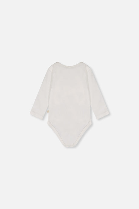 Organic Cotton Onesie Off-White-2