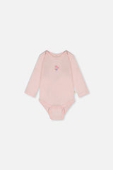 Organic Cotton Onesie Very Pale Pink-2