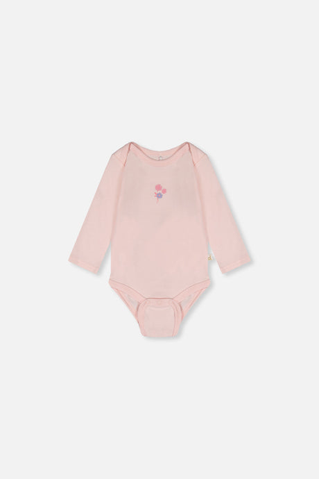 Organic Cotton Onesie Very Pale Pink-2