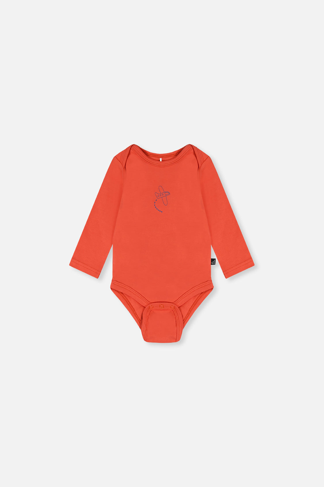 Three Pack Organic Cotton Onesie Beige Printed Airplanes-1