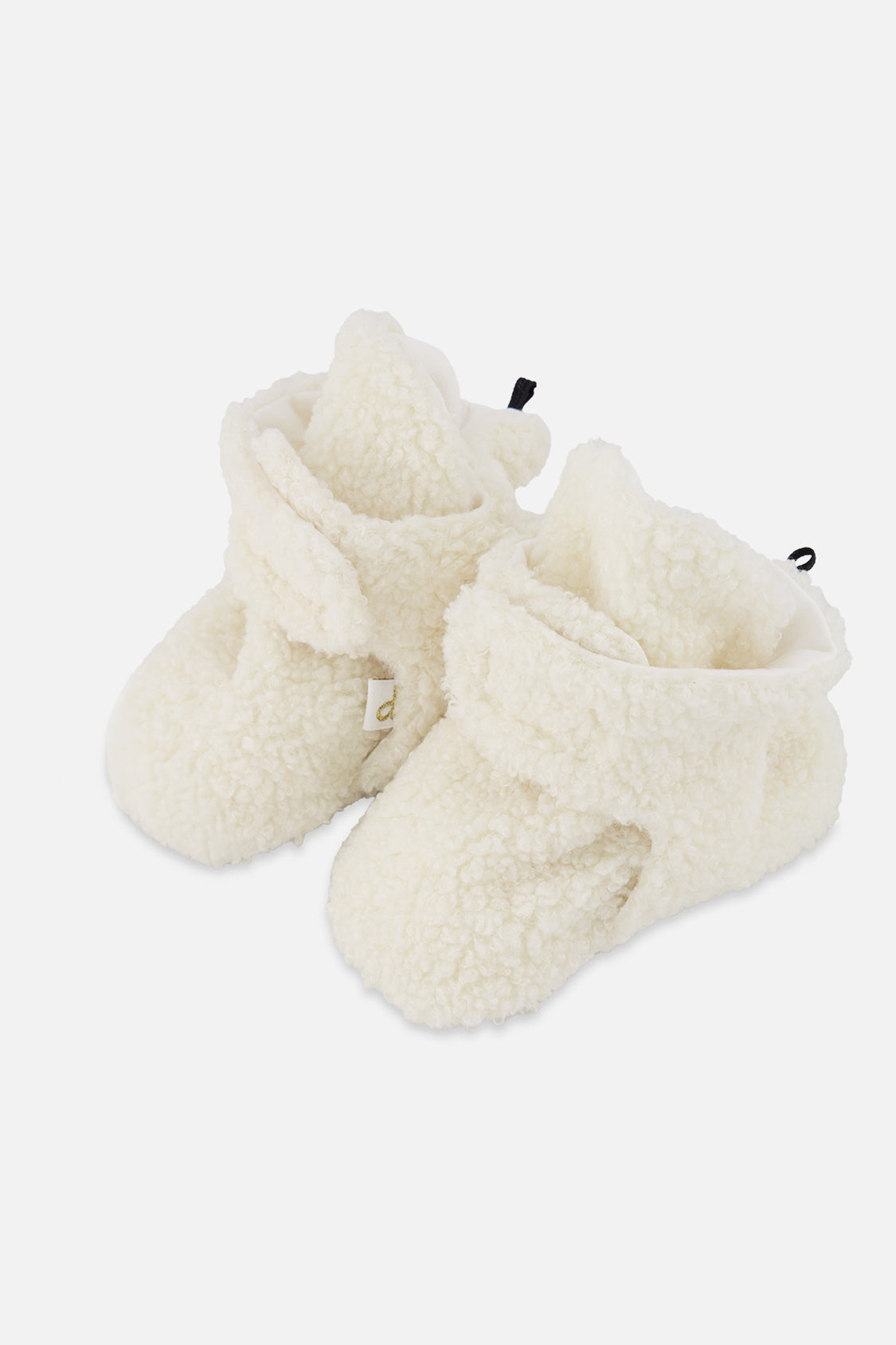 Baby Sherpa Slippers Off-White-0