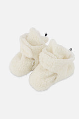 Baby Sherpa Slippers Off-White-0