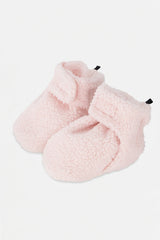 Baby Sherpa Slippers Light Pink-0