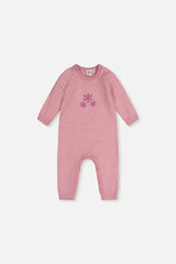 Knitted Romper Dusty Pink-0