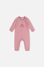 Knitted Romper Dusty Pink-0