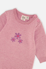 Knitted Romper Dusty Pink-3
