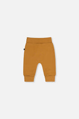 Organic Cotton Evolutive Pants Brown Cinnamon-2