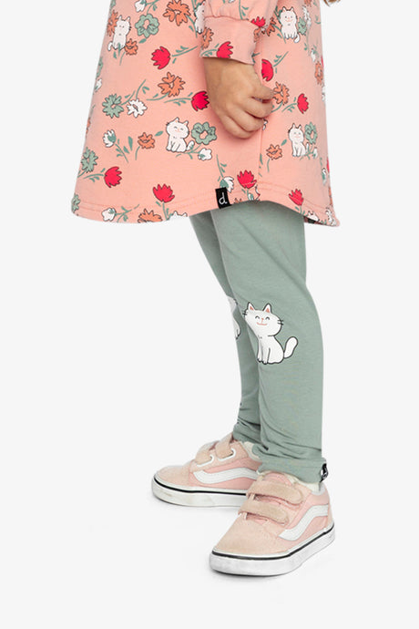 Organic Cotton Leggings Sage Green-4