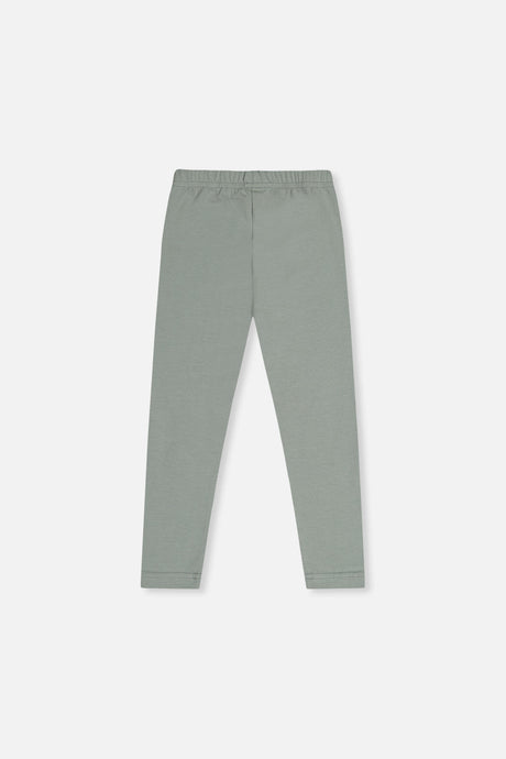 Organic Cotton Leggings Sage Green-3