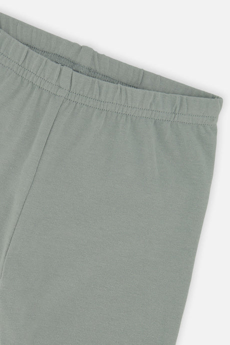 Deux par Deux Organic Cotton Leggings Sage Green