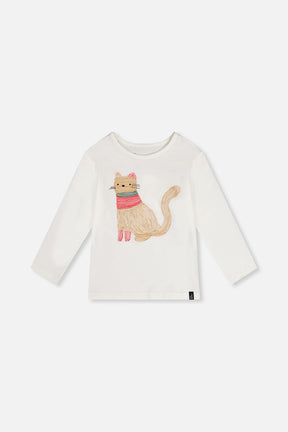Organic Cotton Long Sleeve T-Shirt Off-White-0