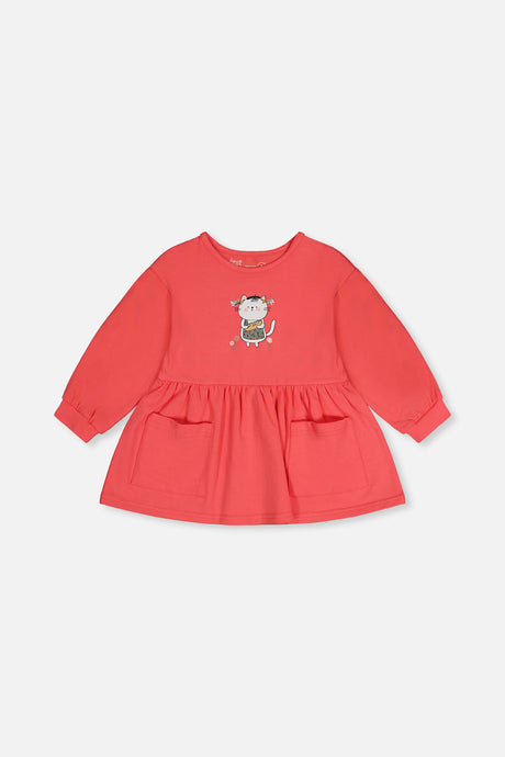 Organic Cotton Tunic Coral Pink-0