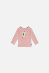 Baby Organic Cotton T-Shirt Pale Dusty Pink-0