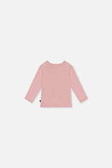 Baby Organic Cotton T-Shirt Pale Dusty Pink-1