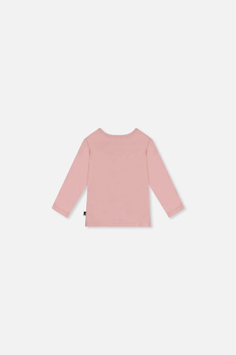 Baby Organic Cotton T-Shirt Pale Dusty Pink-1