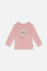 Organic Cotton T-Shirt Pale Dusty Pink-0