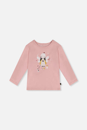 Organic Cotton T-Shirt Pale Dusty Pink-0