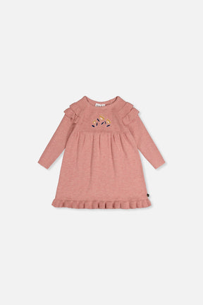 Baby Knitted Dress Pink-0