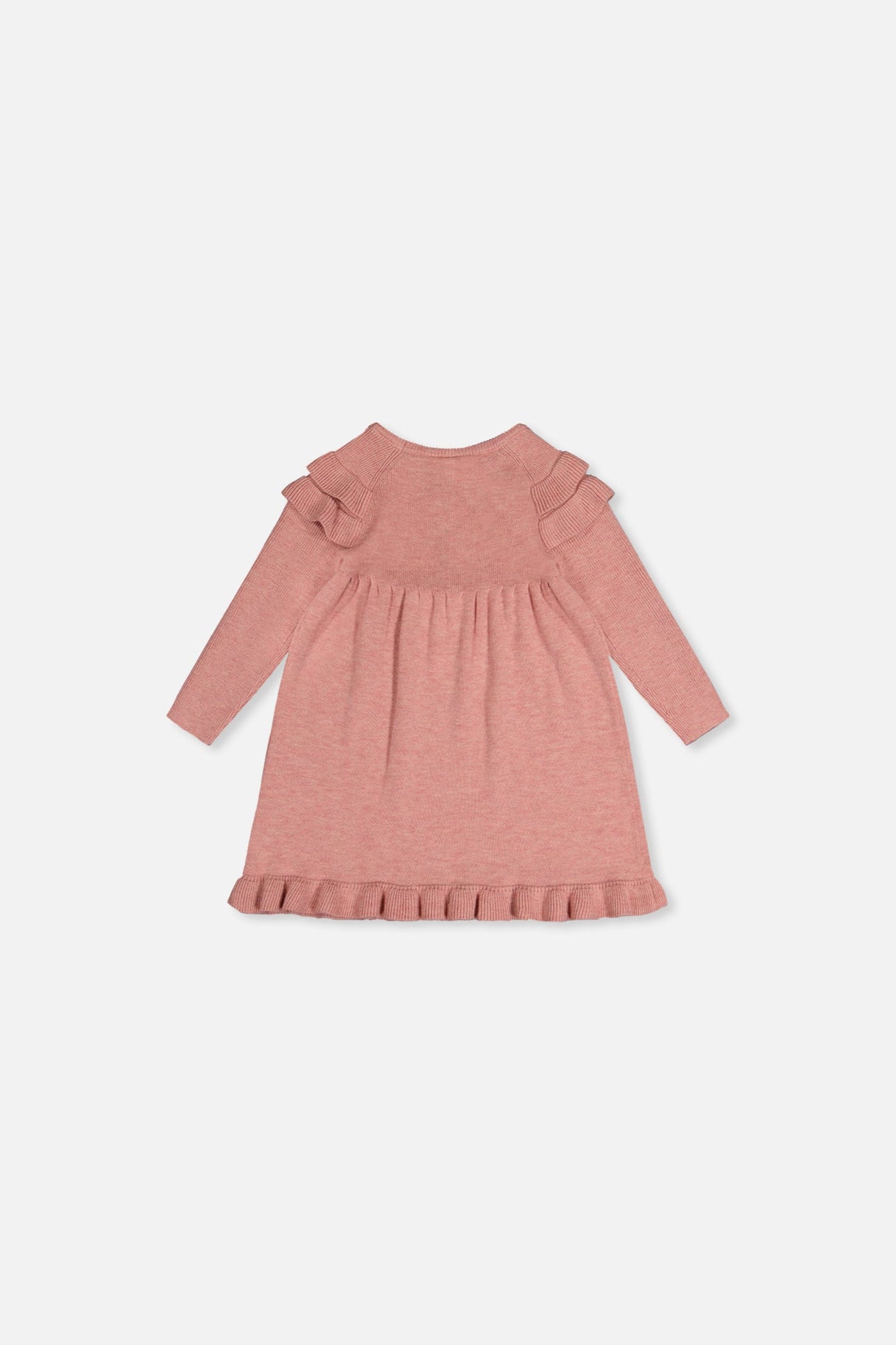Baby Knitted Dress Pink-1