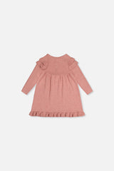Baby Knitted Dress Pink-1