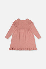 Knitted Dress Pink-2