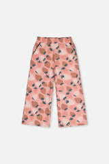 Wide Leg Sweatpants Pink Strawberry Print-0