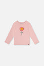 Long Sleeve Organic Cotton T-Shirt Pale Dusty Pink-0