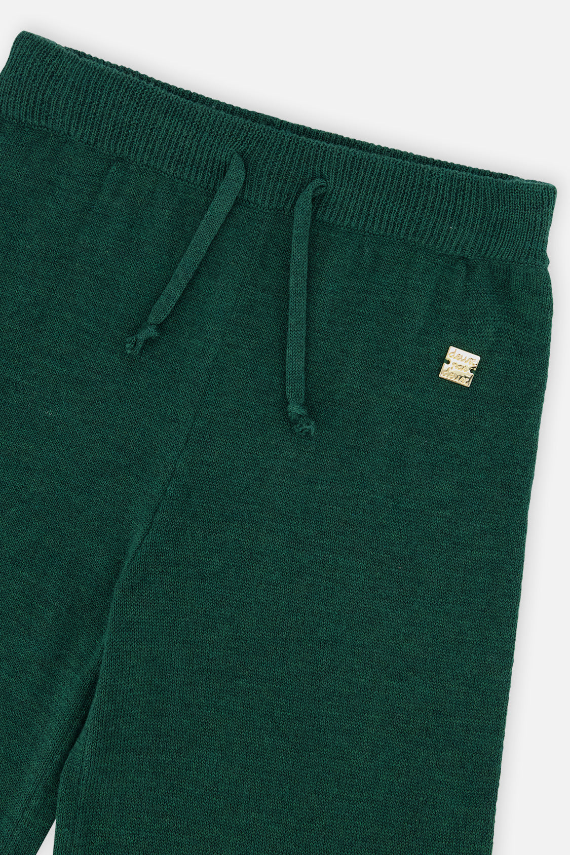 Deux par Deux Flare Pants Jasper Printed Green