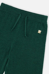 Deux par Deux Flare Pants Jasper Printed Green