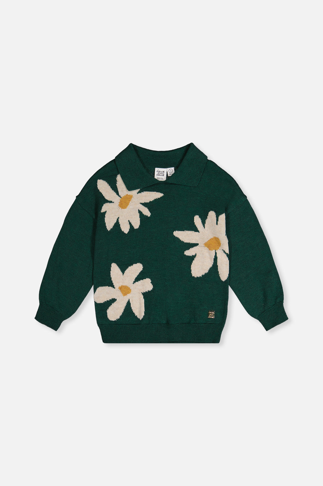 Knitted Sweater Jasper Printed Green-0