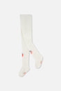 Knit Strawberry Tights Off-White-0