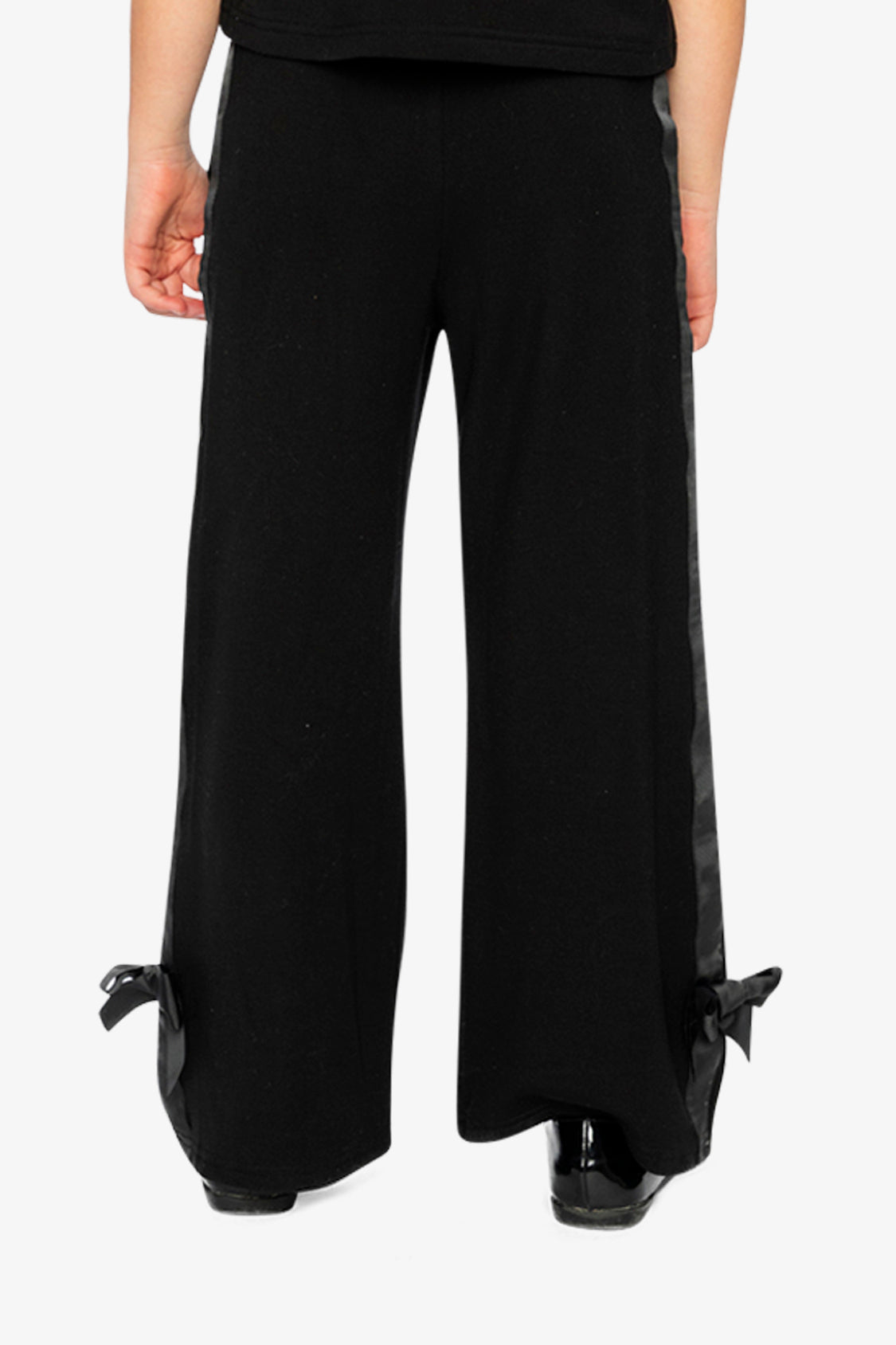 Flare Legs Milano Pants Black-2